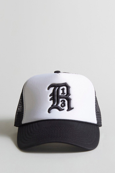 R13 R13 TRUCKER HAT - BLACK AND WHITE outlook