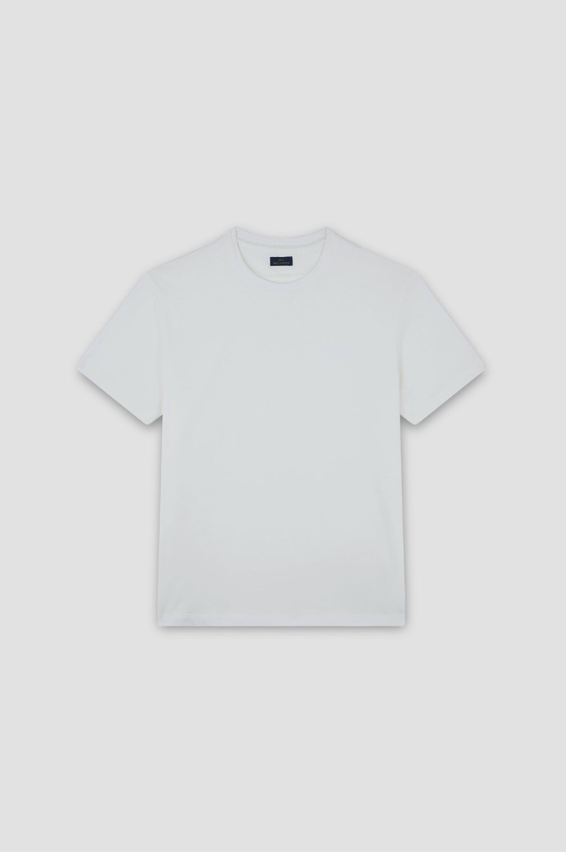 T-SHIRT IN COTTON JERSEY 와 TONE EMBROIDERY - 1