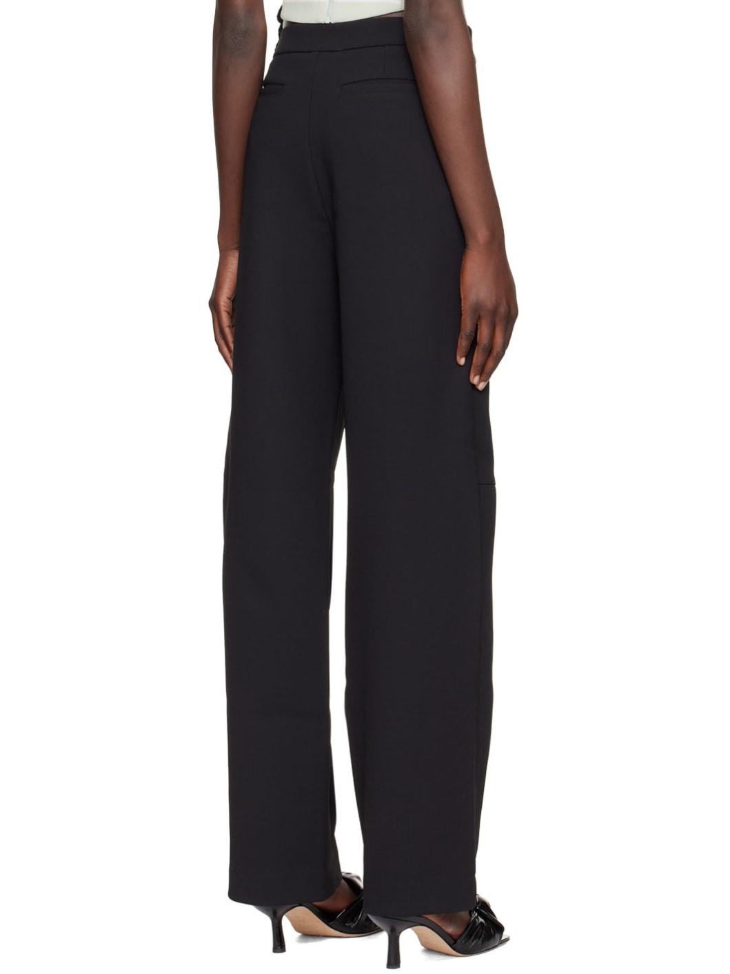 Black Slouchy Trousers - 3