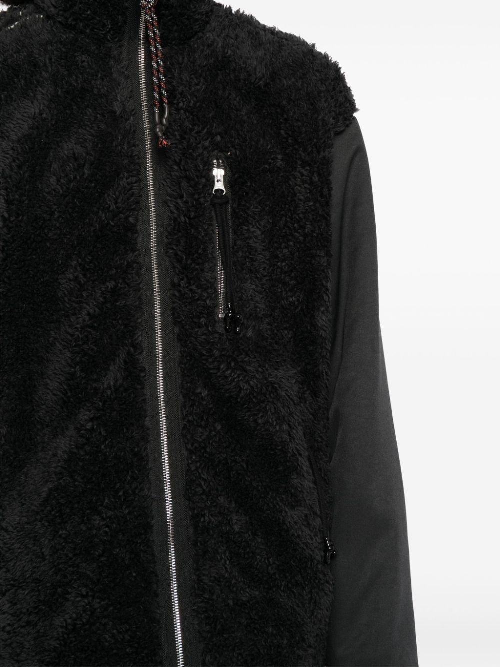faux-fur panelled jacket - 6