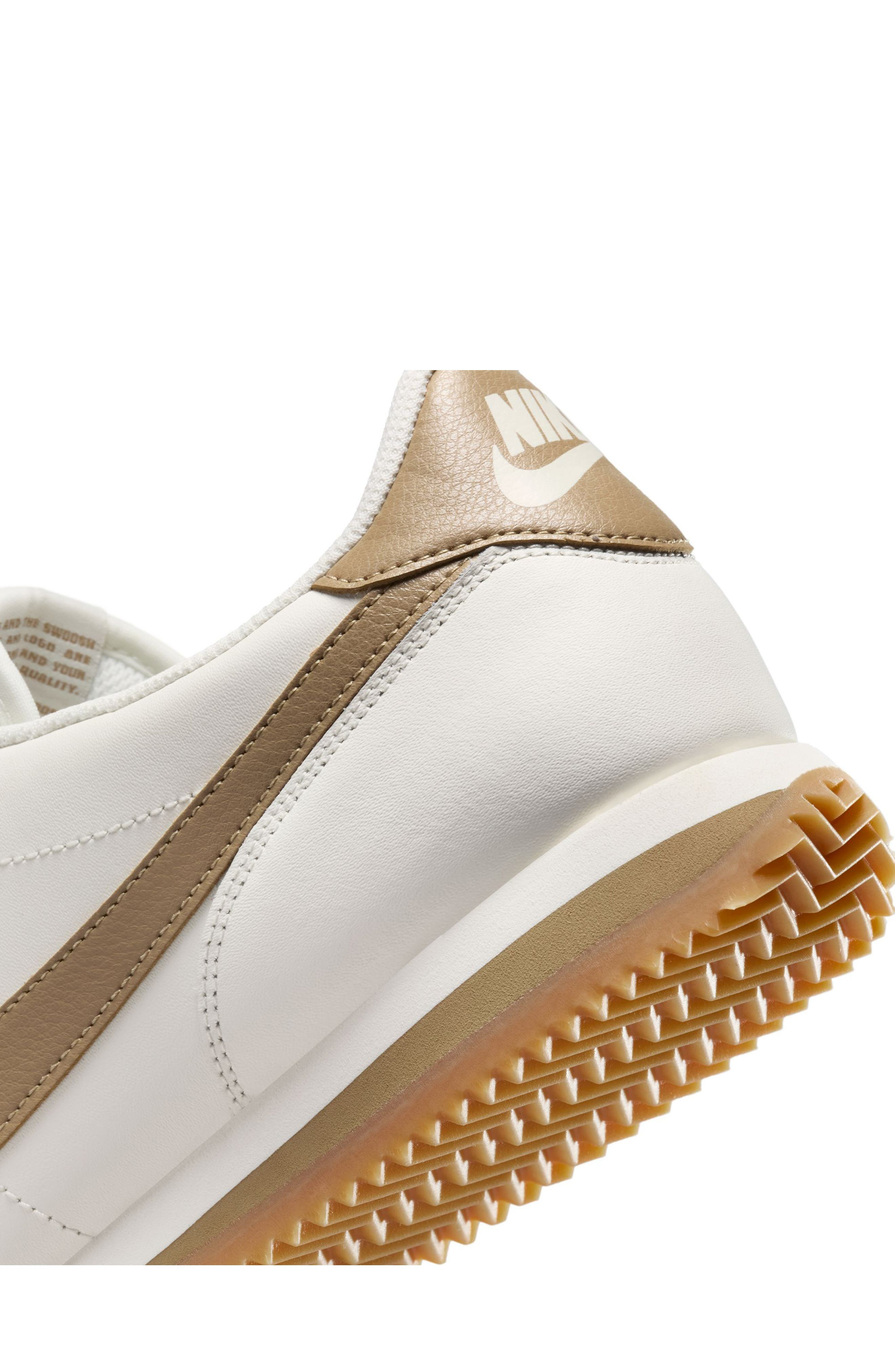 Nike Cortez Sneaker in Sail/Parachute Beige/Yellow at Nordstrom - 7