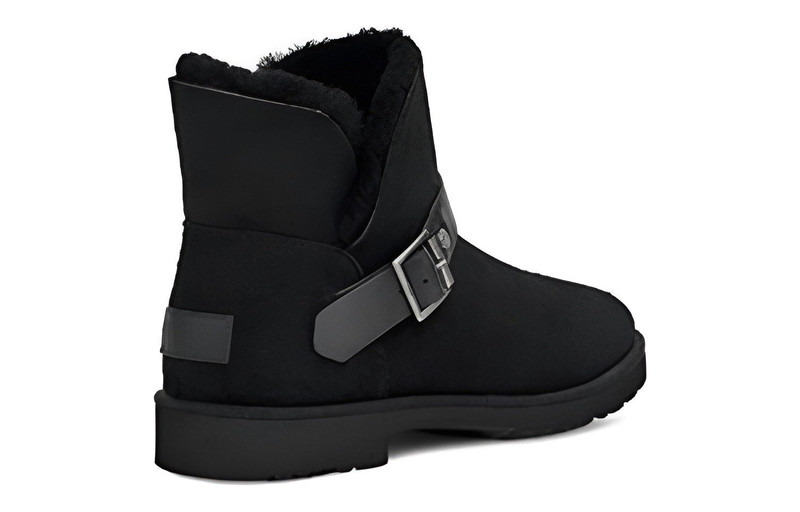 UGG (WMNS) UGG Romely Short Buckle Boot 'Black' 1132993-BLK outlook