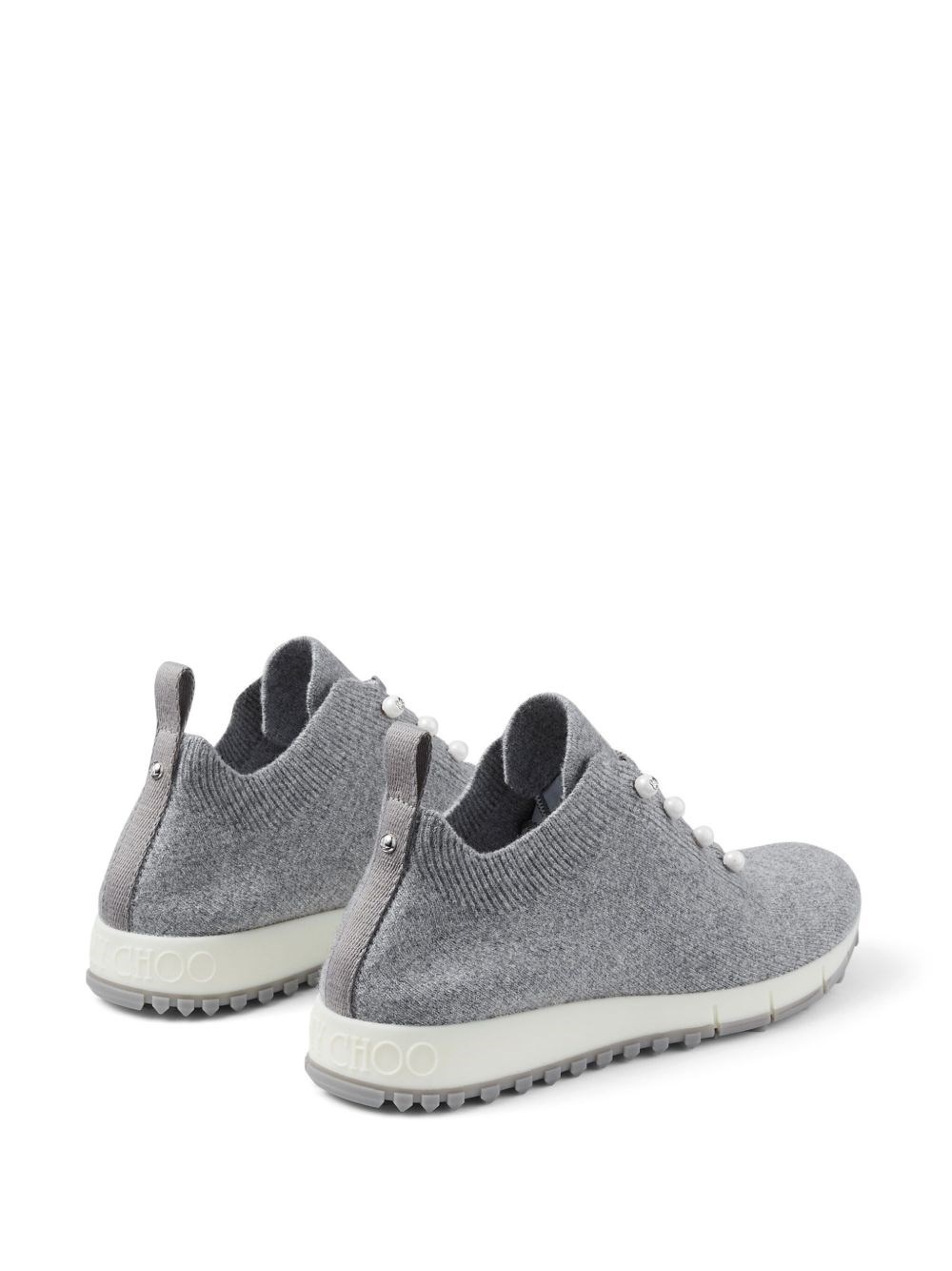 Veles pearl embellished sneakers - 3