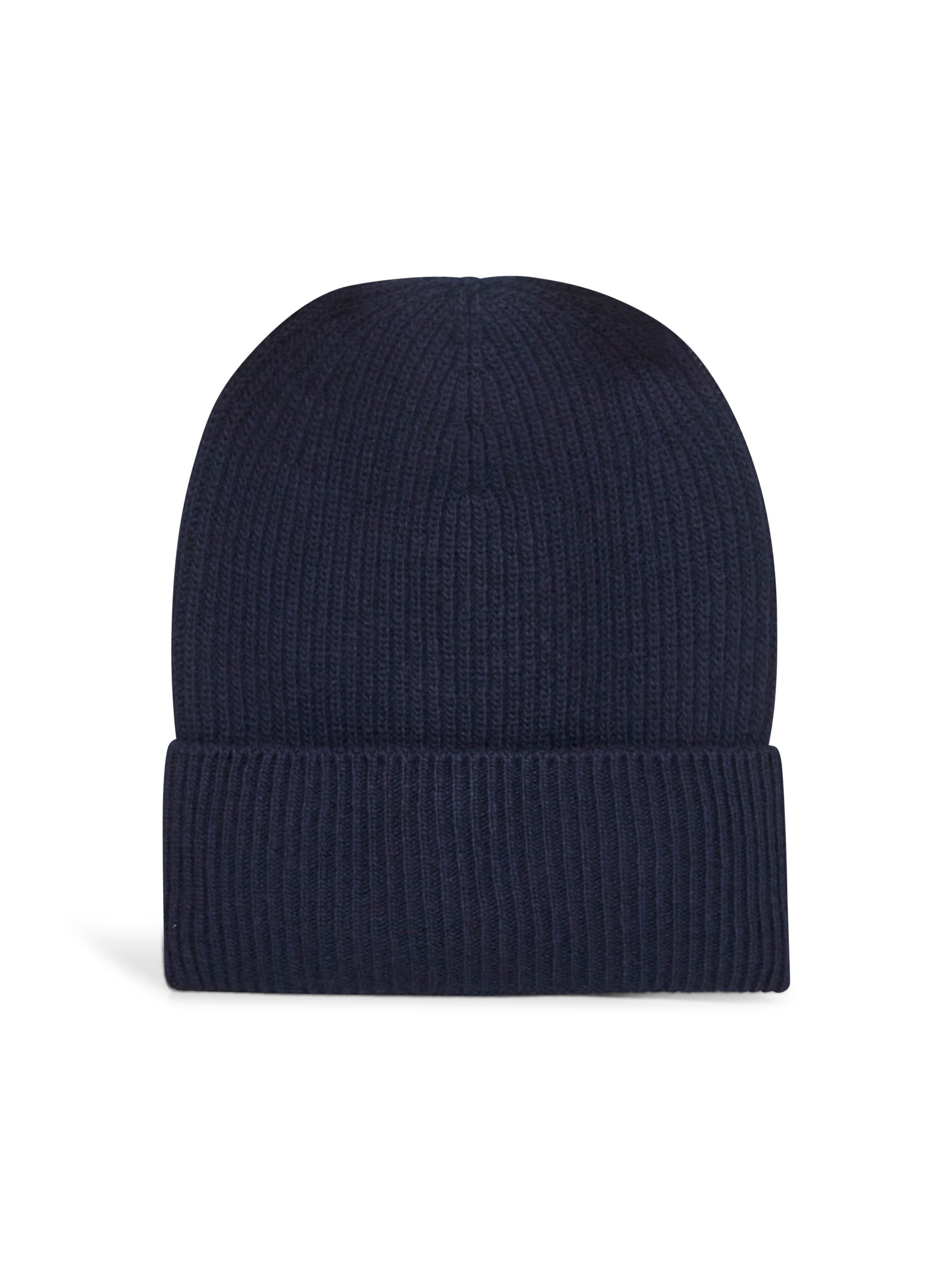 Blue wool and cashmere knit beanie - 2