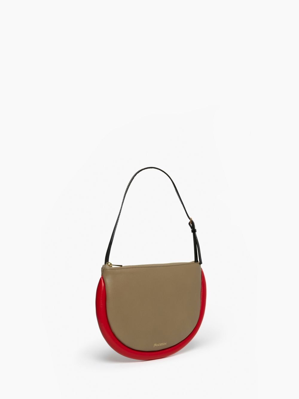 BUMPER-MOON LEATHER SHOULDER BAG - 2