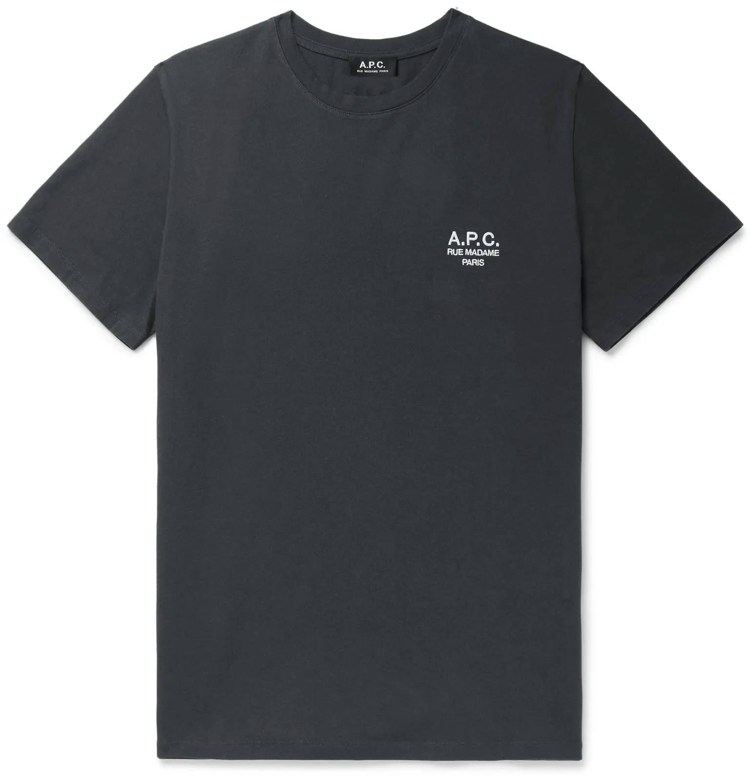 Raymond Logo-Embroidered Cotton-Jersey T-Shirt - 1