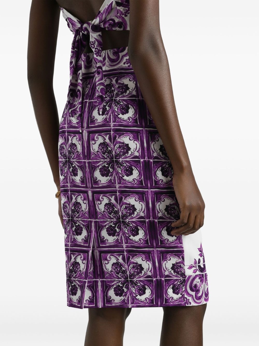 silk midi skirt - 4