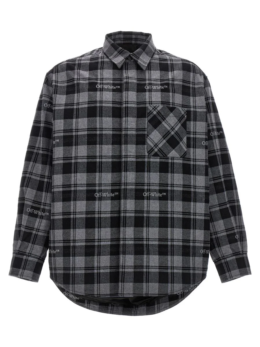 OFF-WHITE 'CHECK FLANNEL PADDED' JACKET - 1