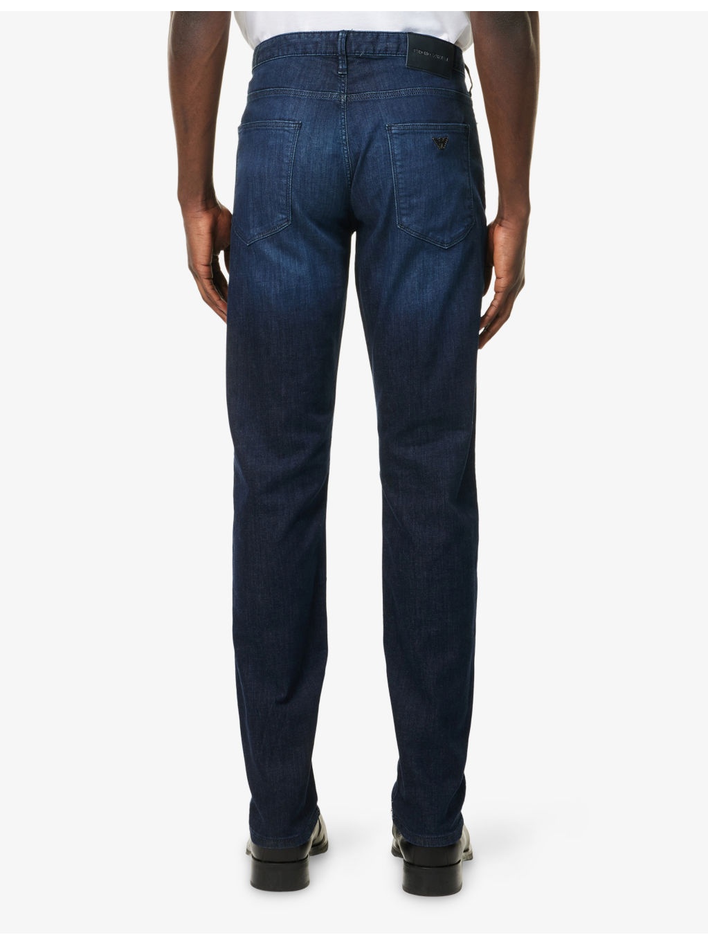 Mid-Rise Straight-Leg Denim Jeans - 4