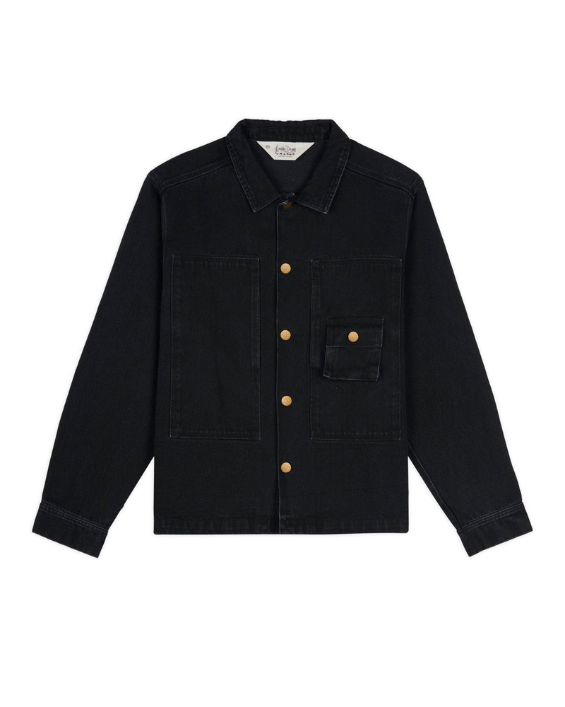 Denim 37 Work Shirt - Washed Black 1