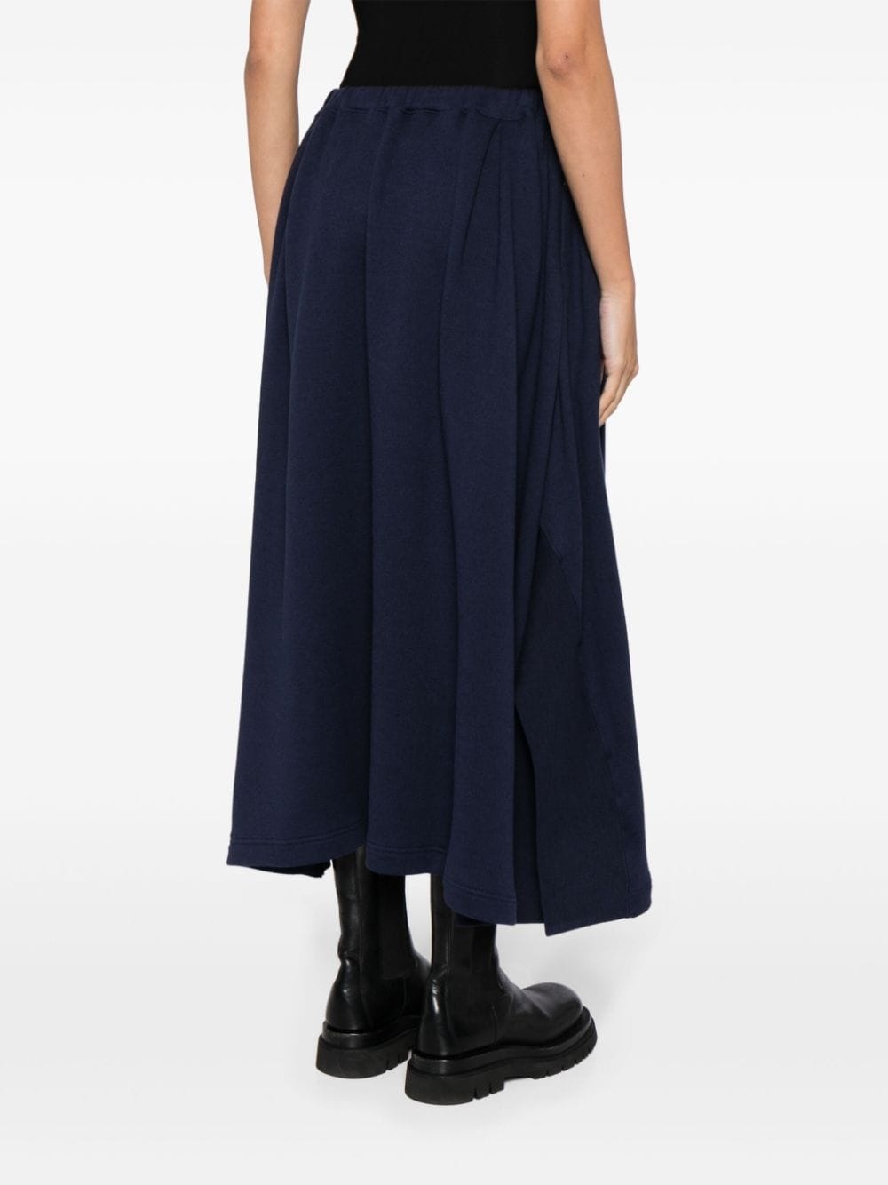 high-waist pleated midi skirt - 4
