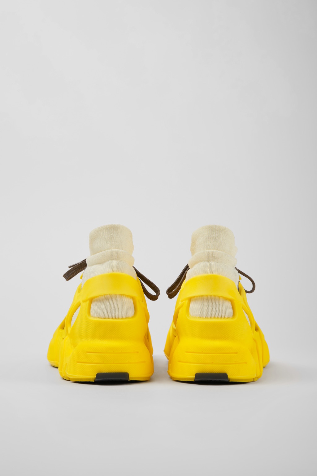 Yellow caged sneakers - 3