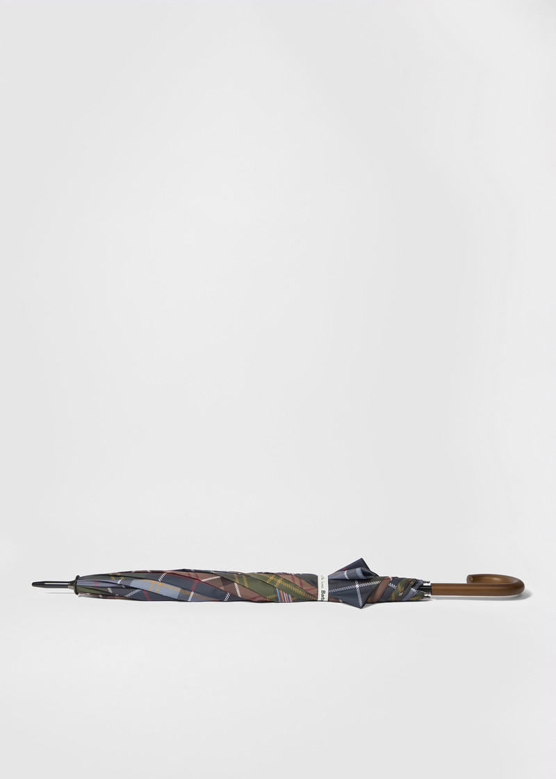 Paul Smith loves Barbour - Mixed Tartan Umbrella 7