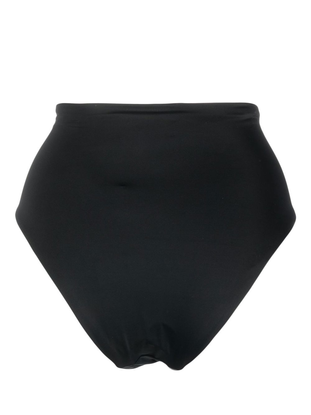 high-waisted gathered bikini bottoms - 2
