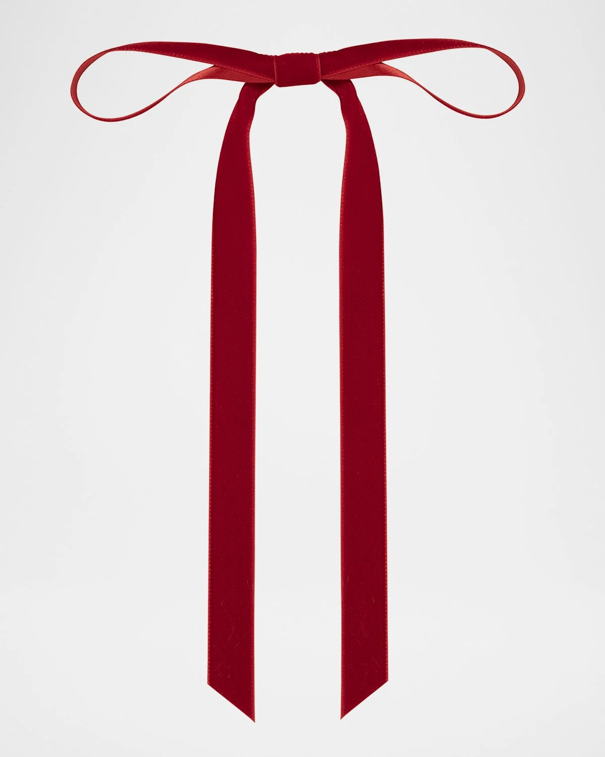 Aida Velvet Bow Barrette - 1