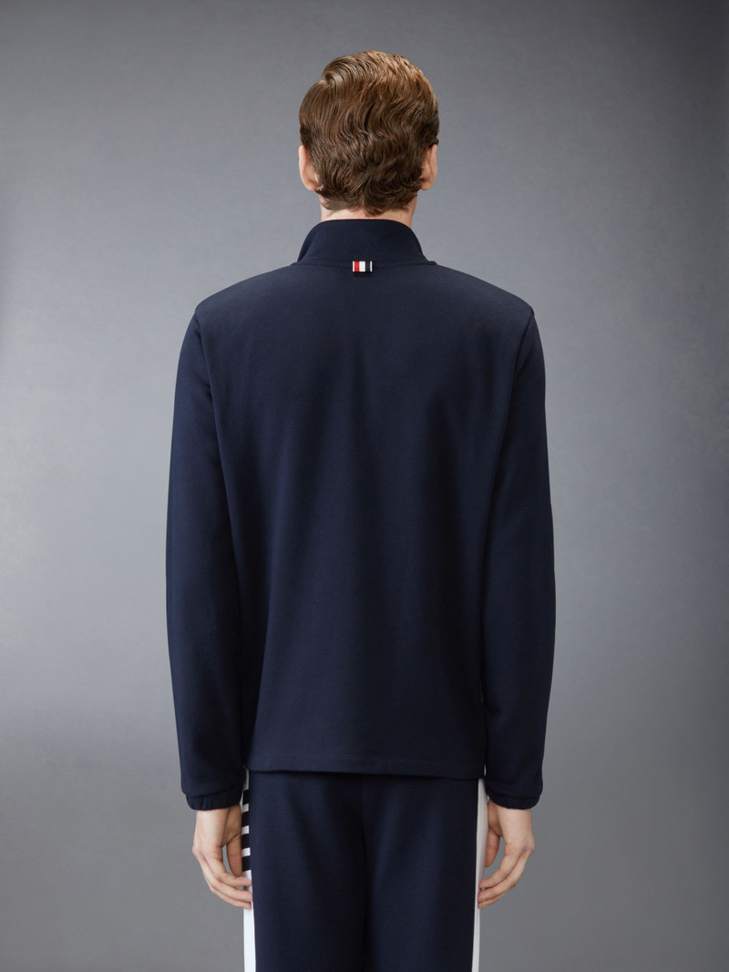 Thom Browne Classic 4-Bar Jersey Half Zip Pullover outlook