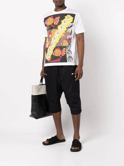 Junya Watanabe MAN graphic-print cotton T-shirt outlook