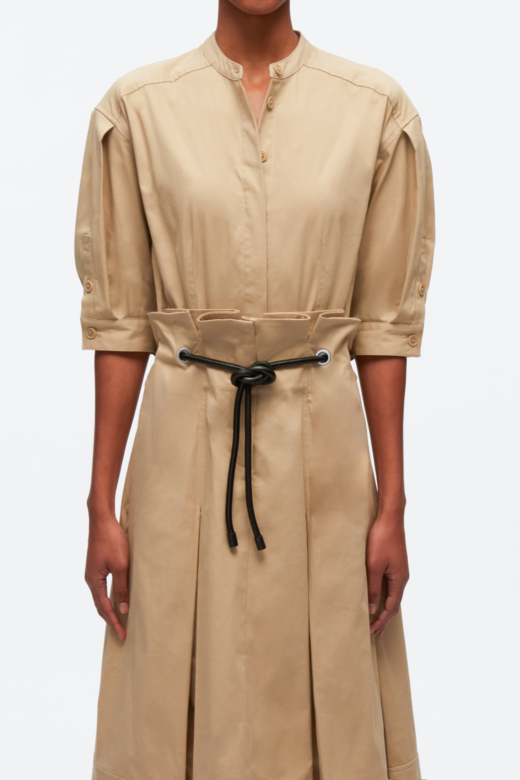 Origami Shirt Dress - 2