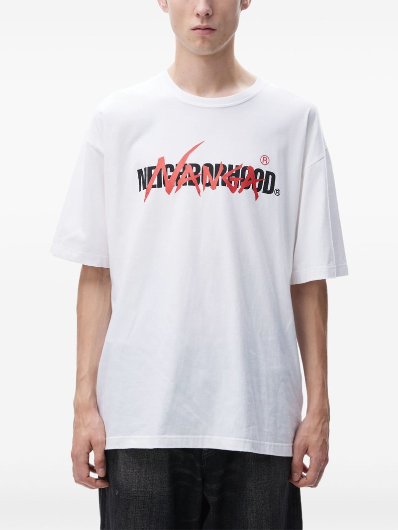 NEIGHBORHOOD logo-print T-shirt outlook
