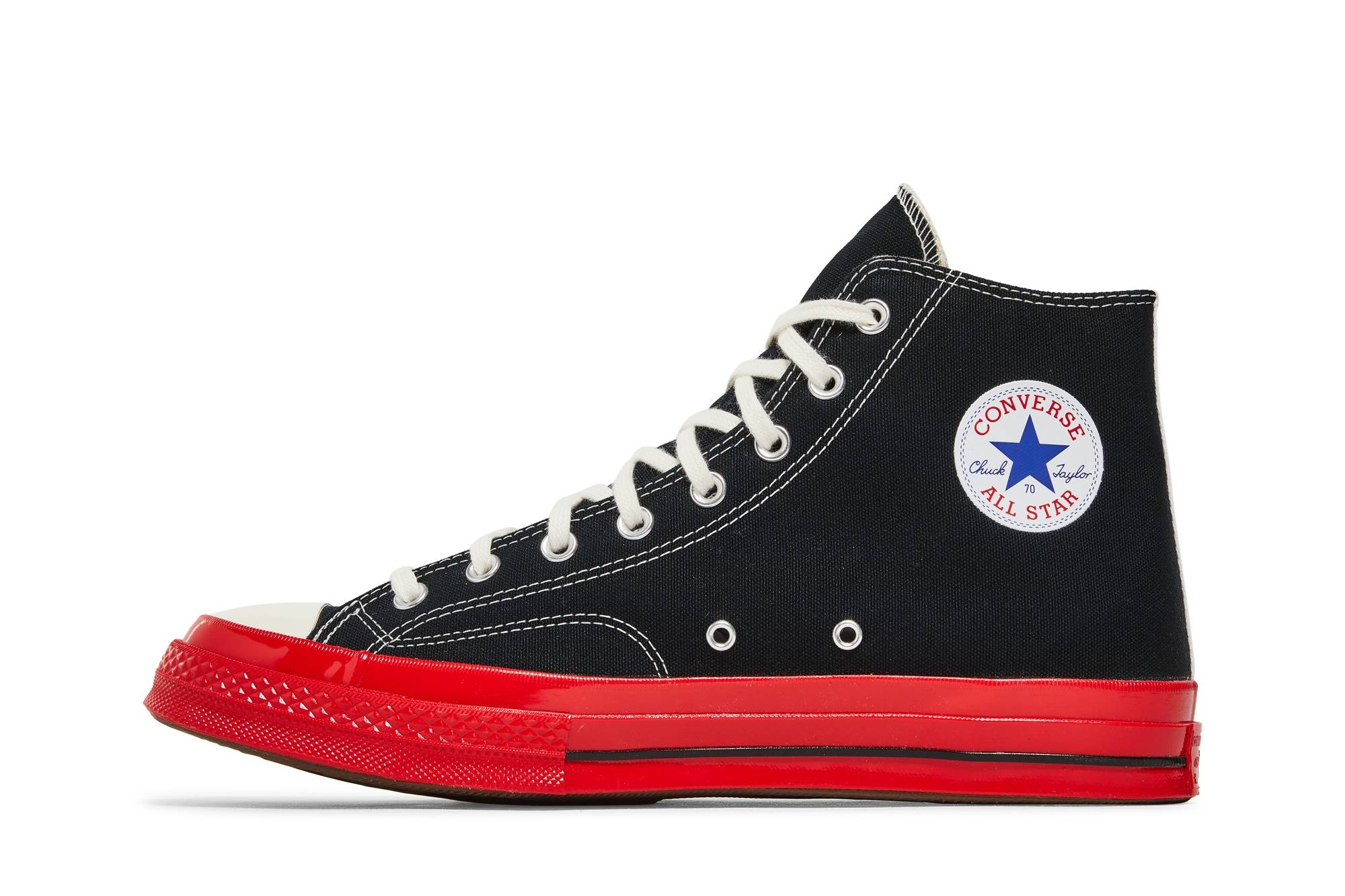 Comme des Garçons Play x Chuck 70 High 'Black Red' - 3