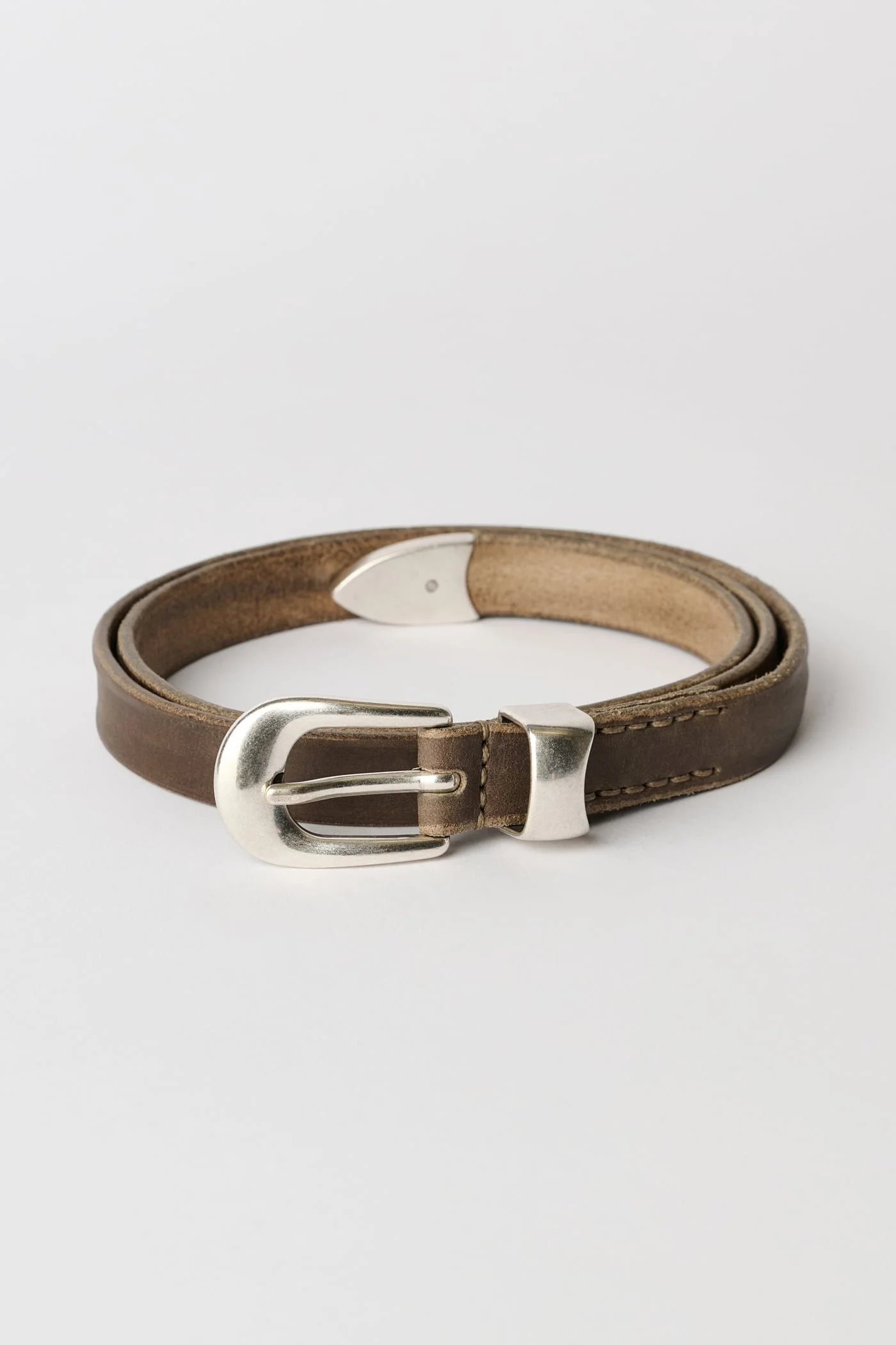 2 cm Belt Sundried Clay Leather - 1