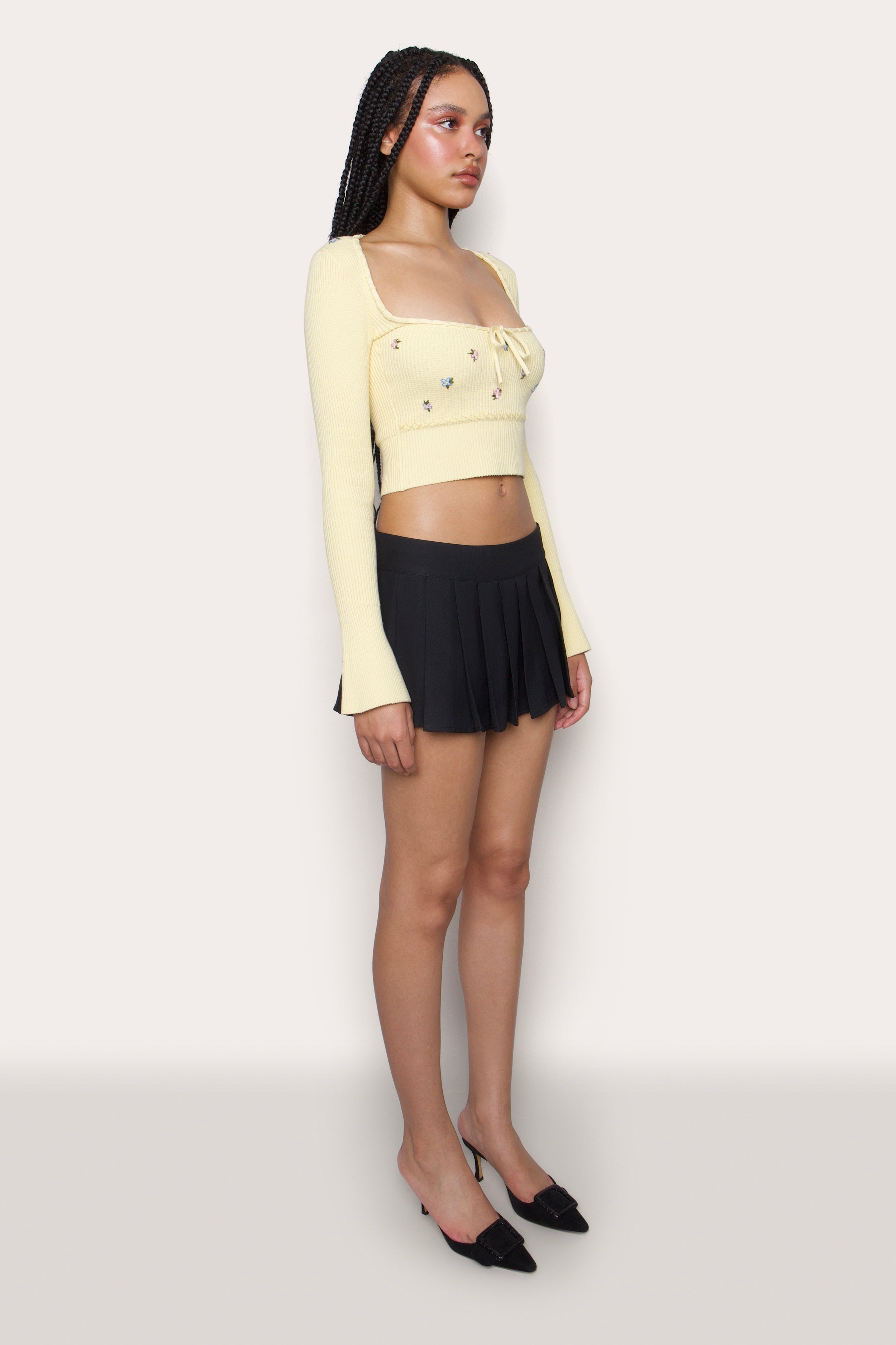 HOME SWEET HOME WAFFLE SWEATER - 4