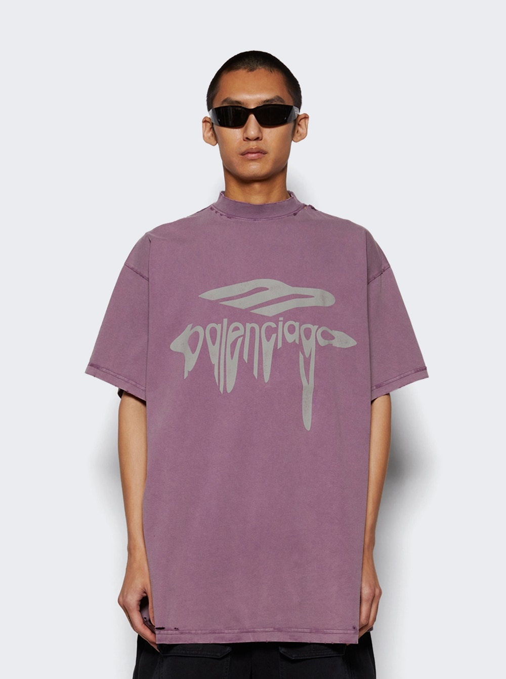 Oversized Tee Super Fad Purple - 2