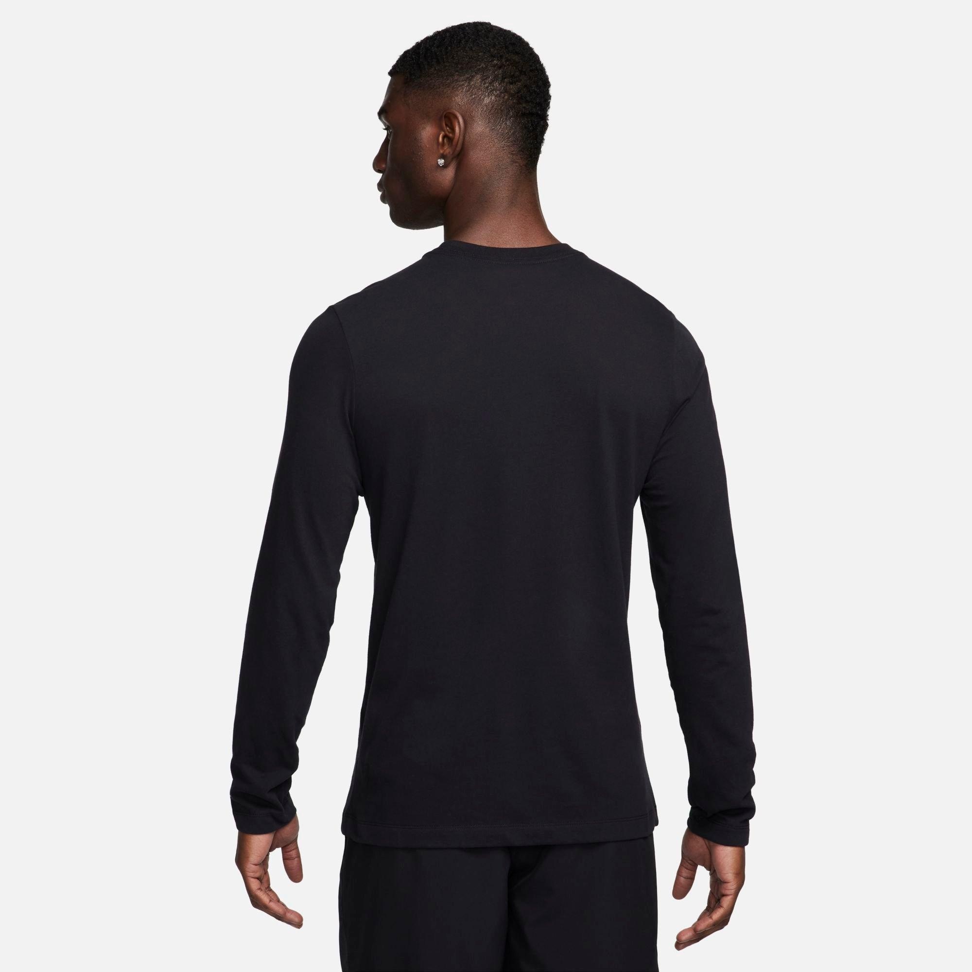 MEN'S NIKE DRI-FIT FITNESS LONG-SLEEVE T-SHIRT - 3