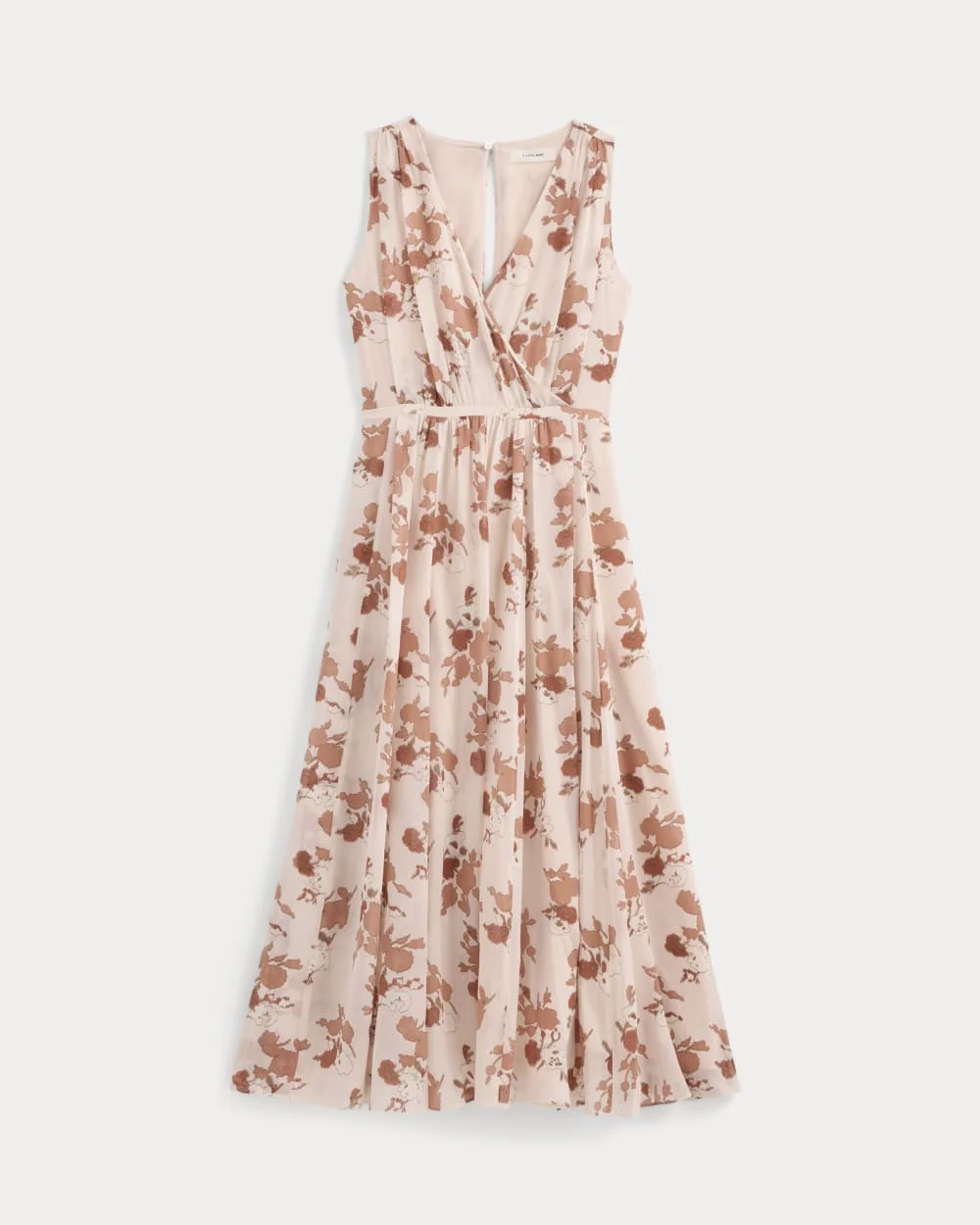 MAXI DRESS IN SILK GEORGETTE - 1