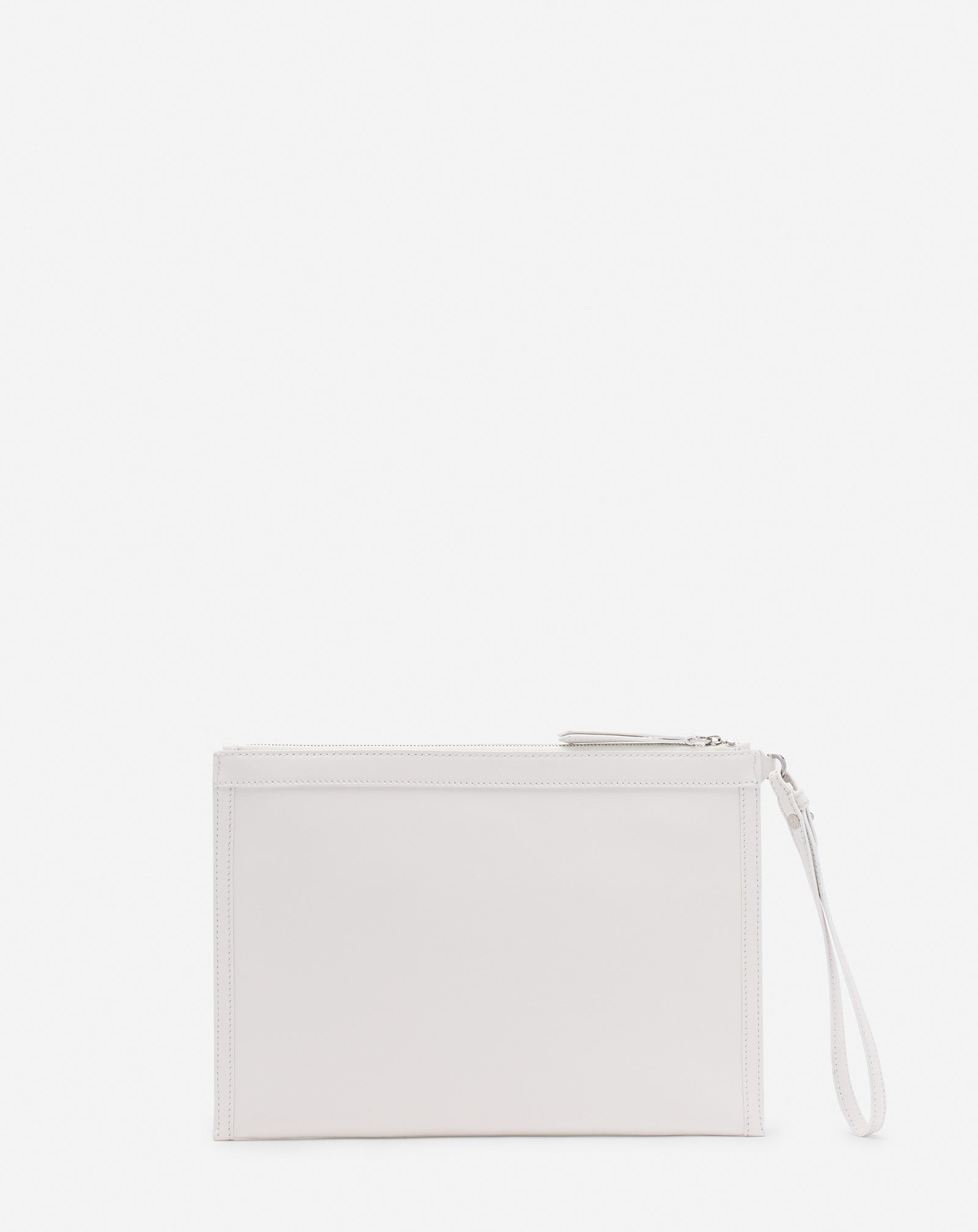 LANVIN X FUTURE LEATHER CLUTCH WITH EAGLE PRINT - 3