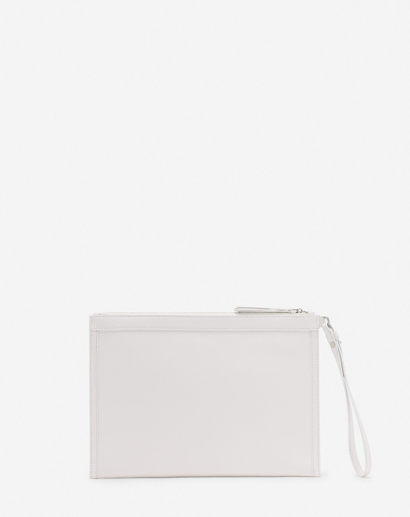 LANVIN X FUTURE LEATHER CLUTCH WITH EAGLE PRINT 3