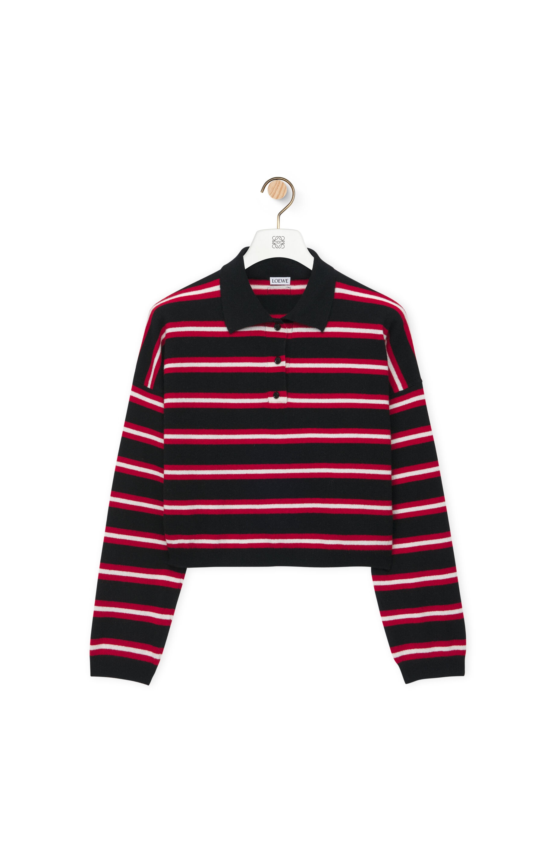 Polo sweater in wool - 1