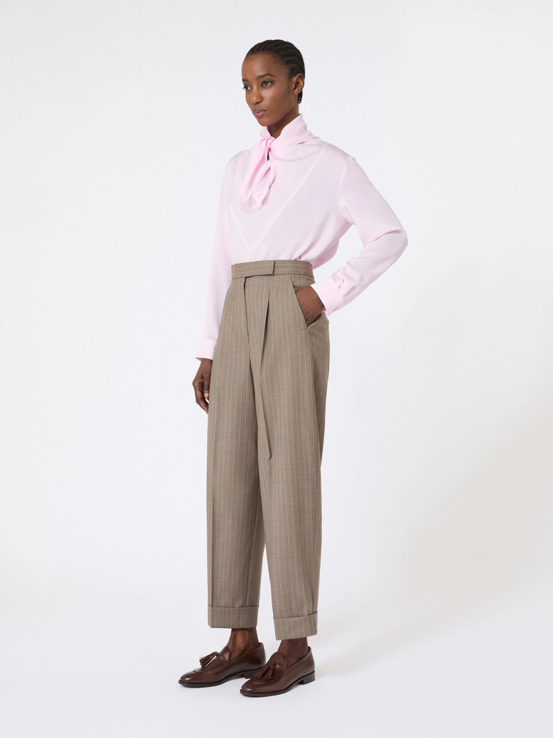 Max Mara Silk charmeuse blouse - PINK outlook