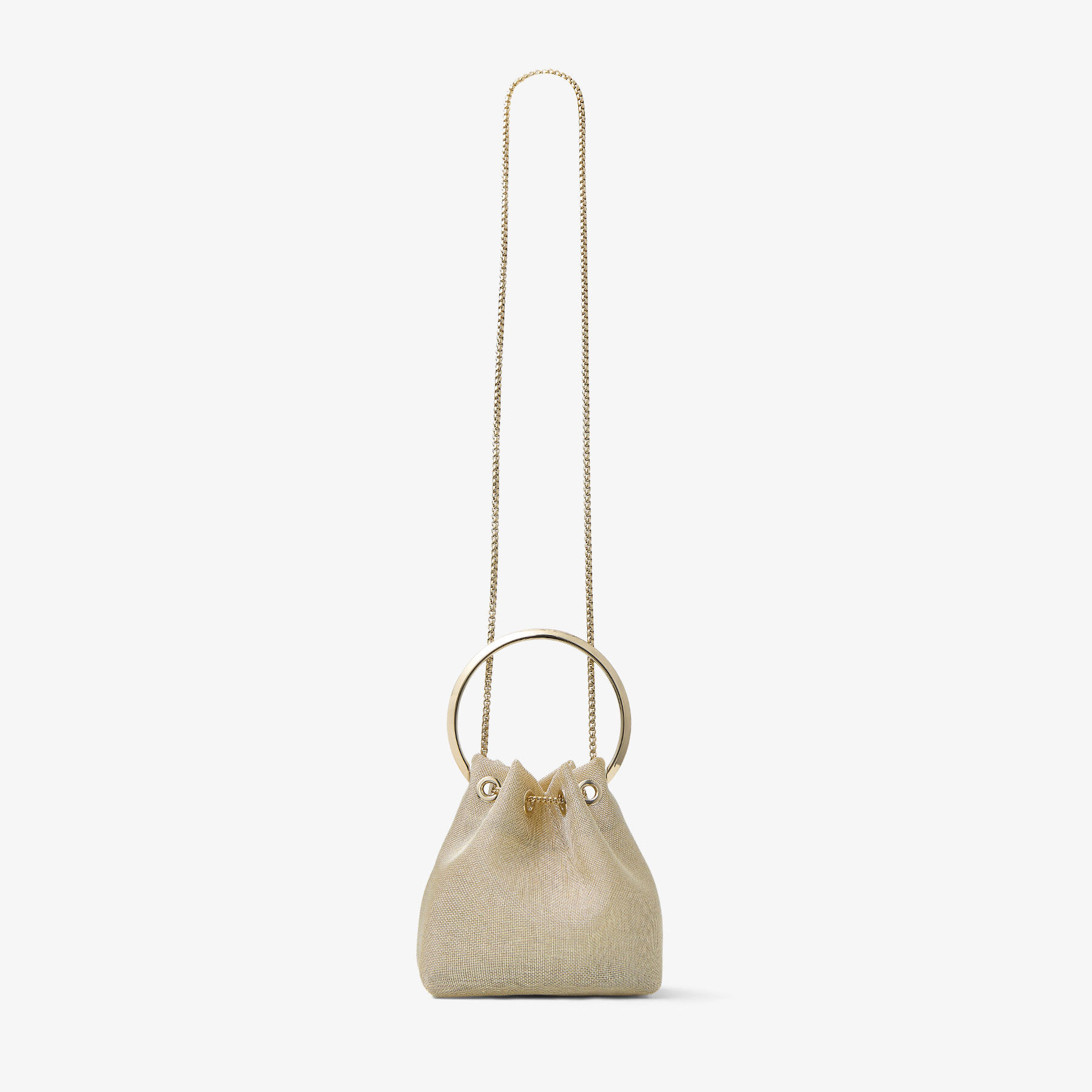 Bon Bon
Champagne Metallic Mesh Bag - 6