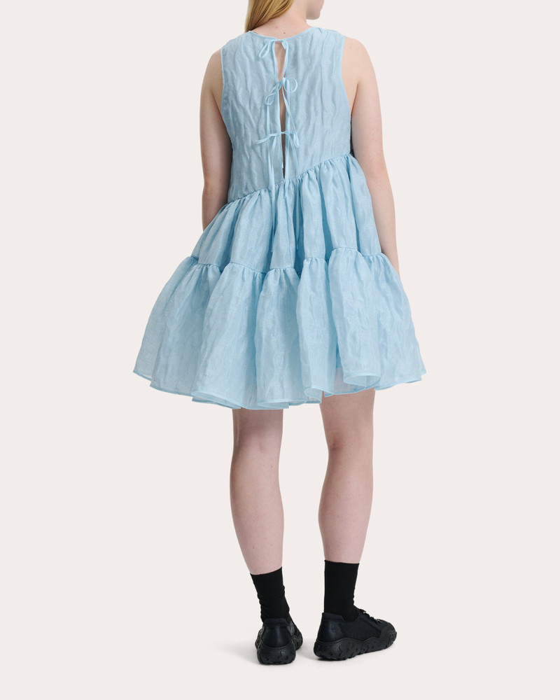 CECILIE BAHNSEN Abigail Aurora Jacquard Tiered A-Line Dress outlook