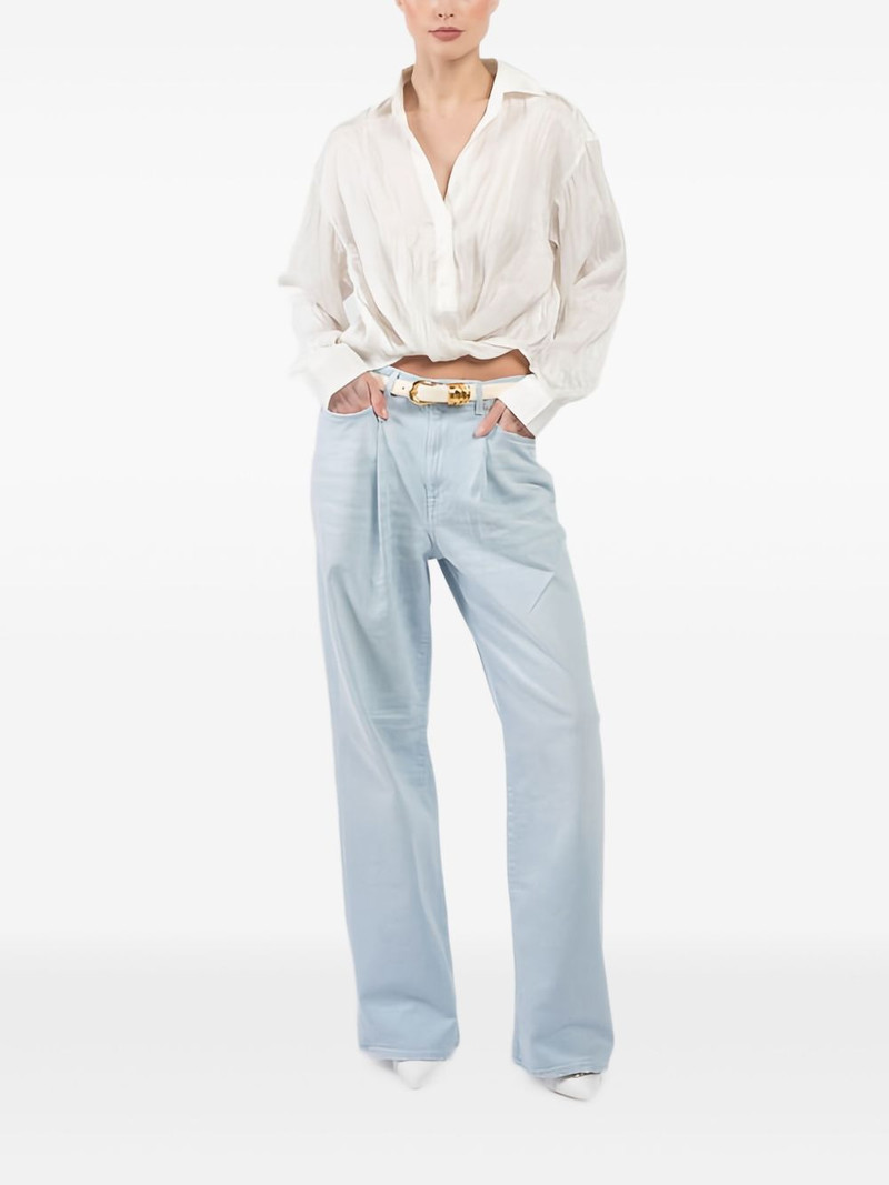 R13 pleated-front jeans outlook