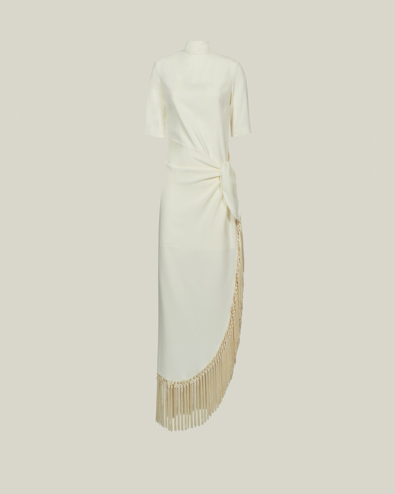 Athena Dress in Latte 1