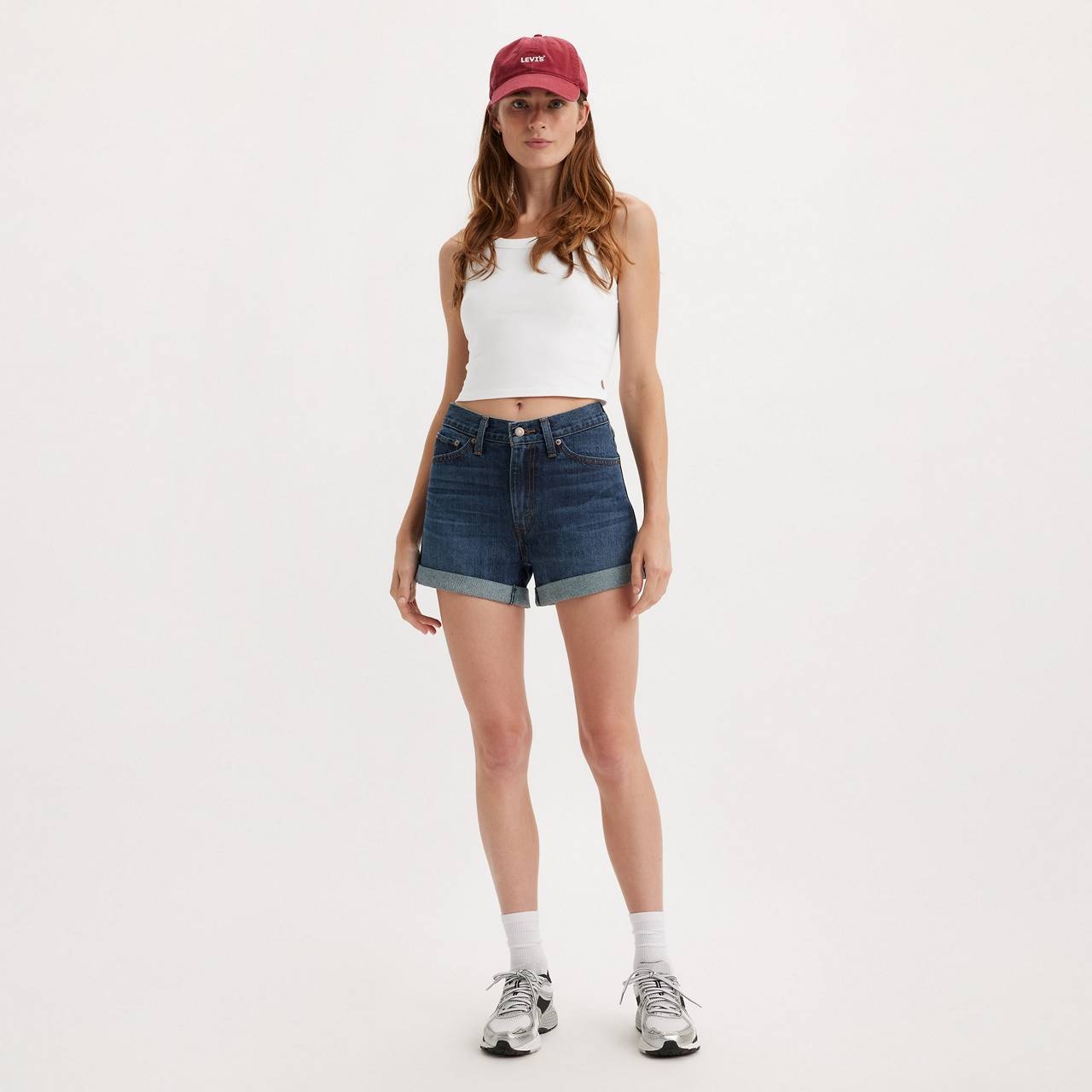 ROLLED 80S MOM WOMEN'S SHORTS - 2