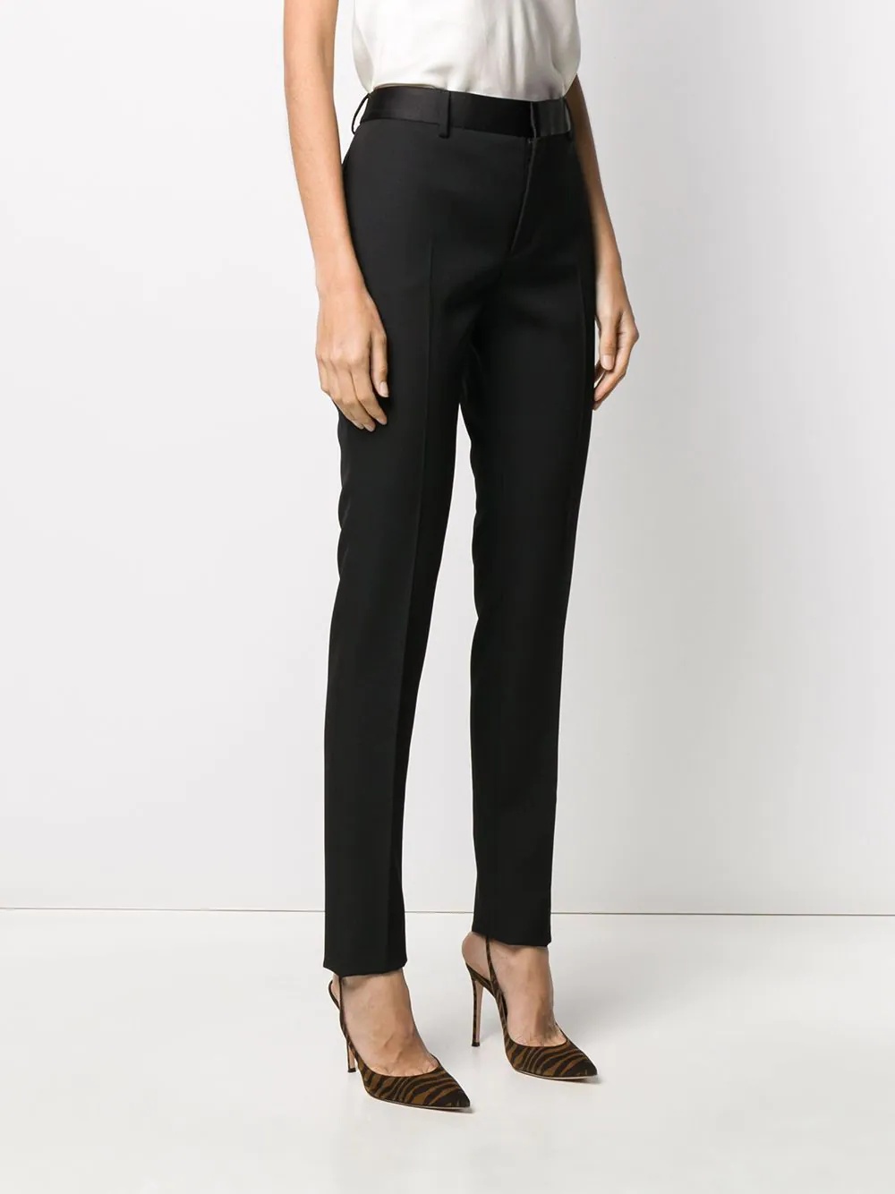slim-fit tailored trousers - 5