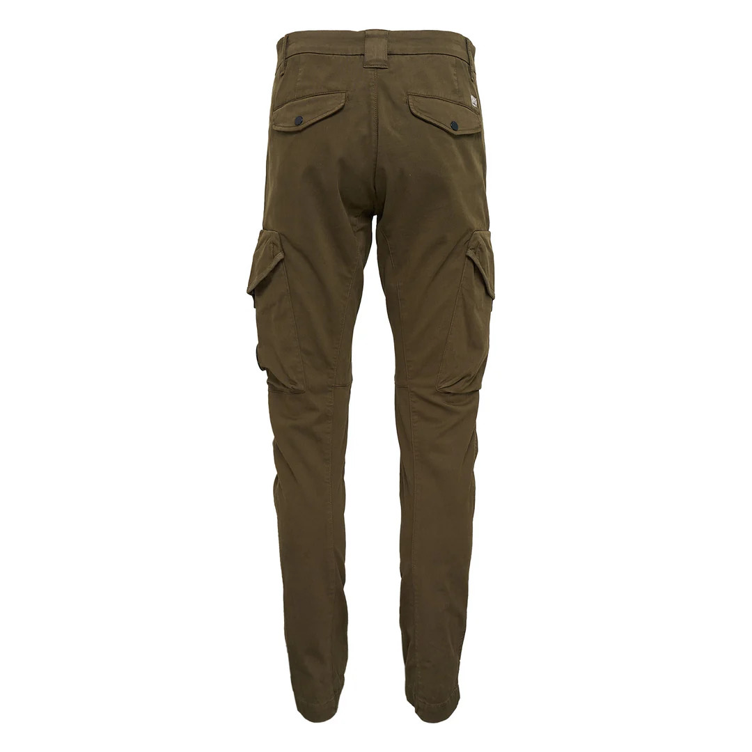 Cargo Pant In Stretch Satin - 2