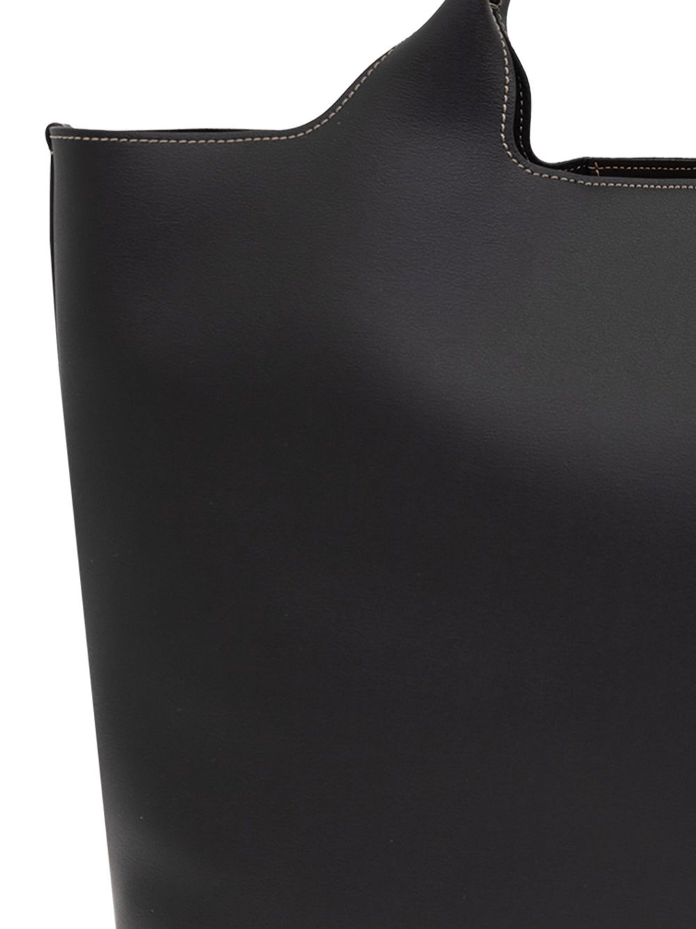 medium leather tote bag - 5