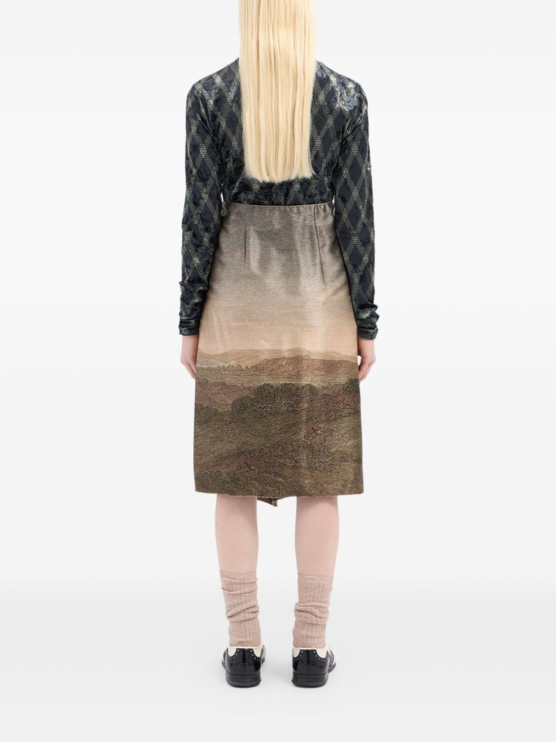 ruffle-detail midi skirt 3