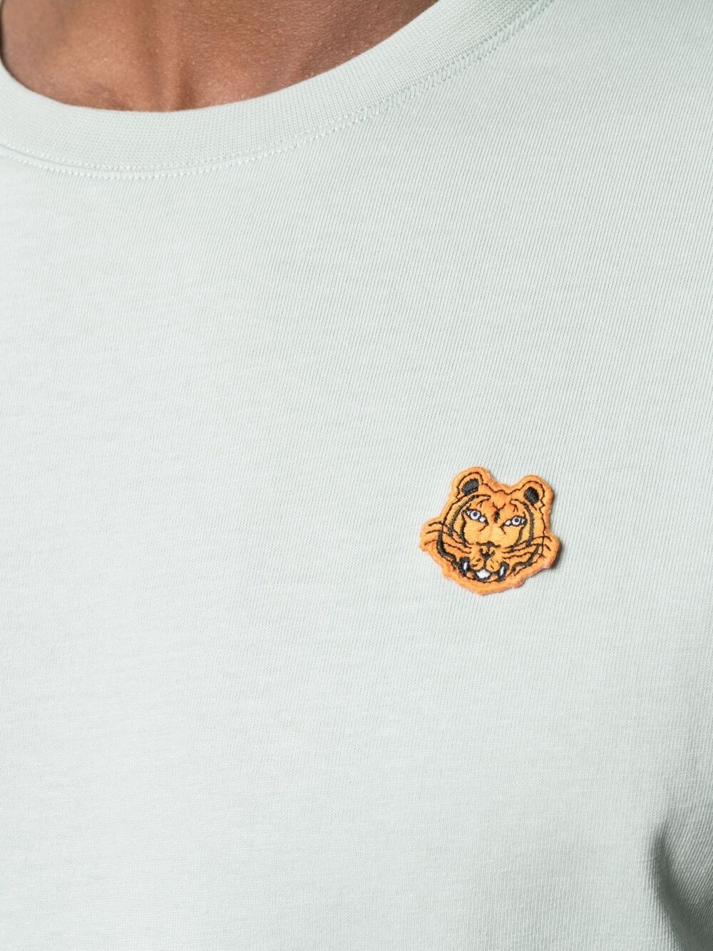 Tiger motif crew neck T-shirt - 5