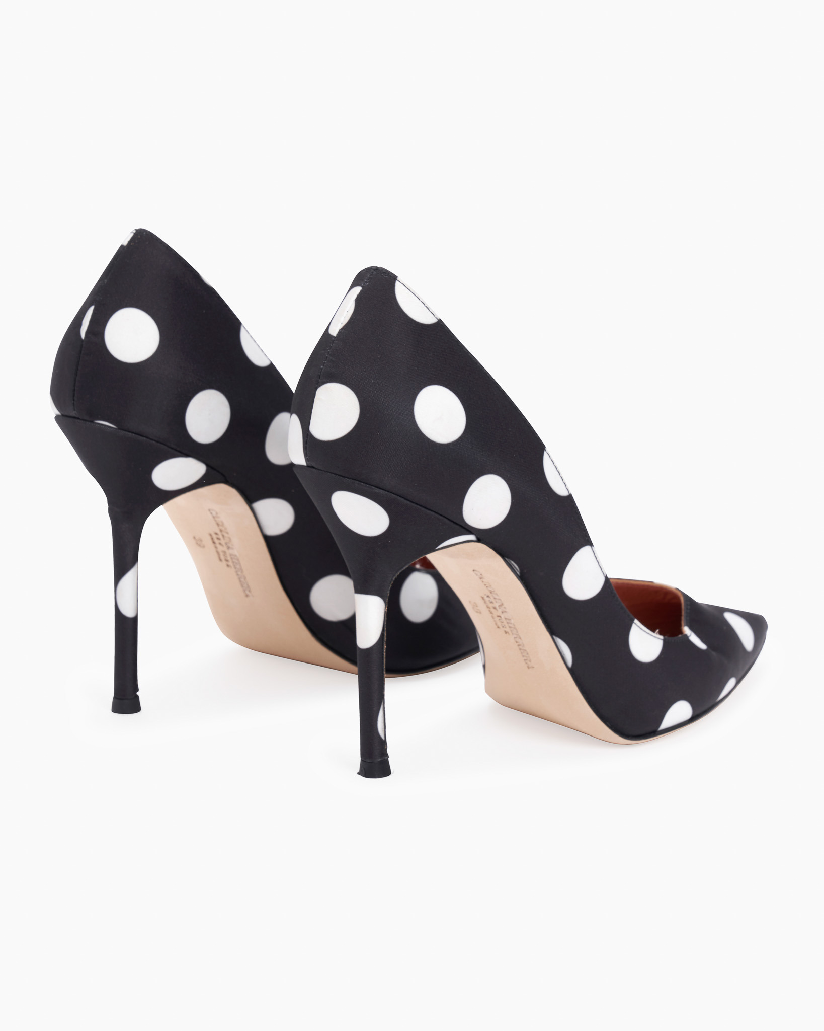 Classic Pump in Printed Satin - 4