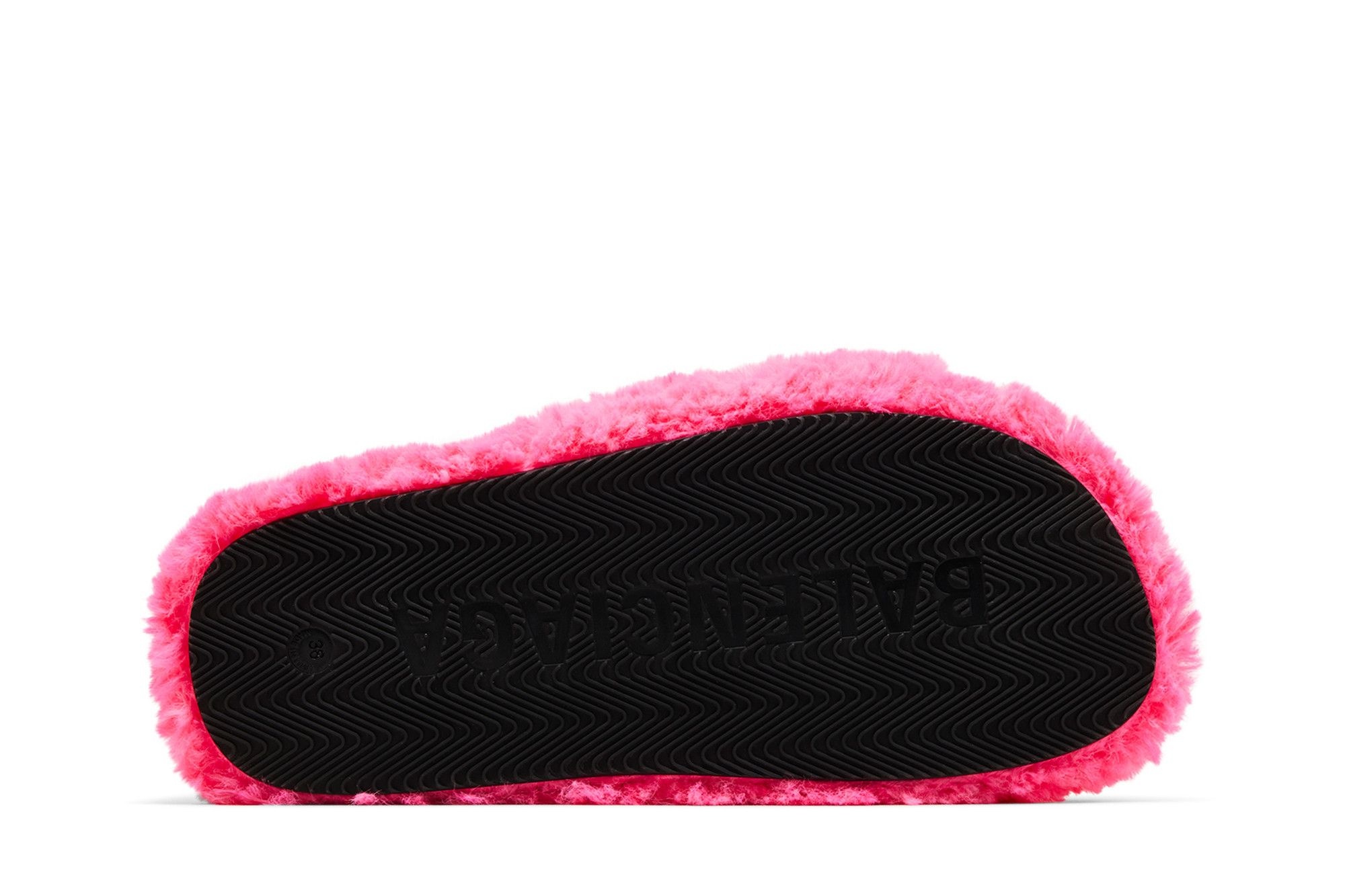 Balenciaga Wmns Furry Slides 'Faux Fur - Hot Pink' - 4