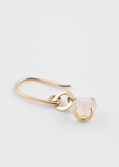 Paul Smith 'Clara' Pink Quartz Gold Earrings by Helena Rohner outlook
