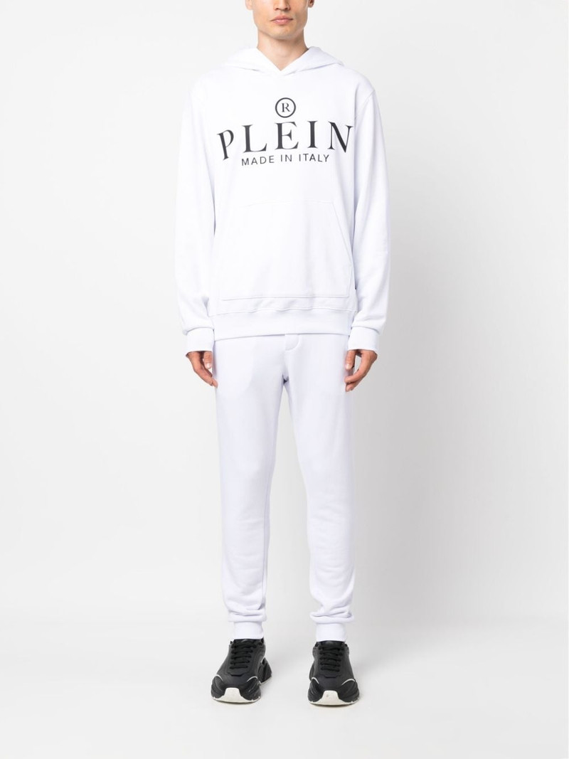 PHILIPP PLEIN logo-patch track trousers outlook