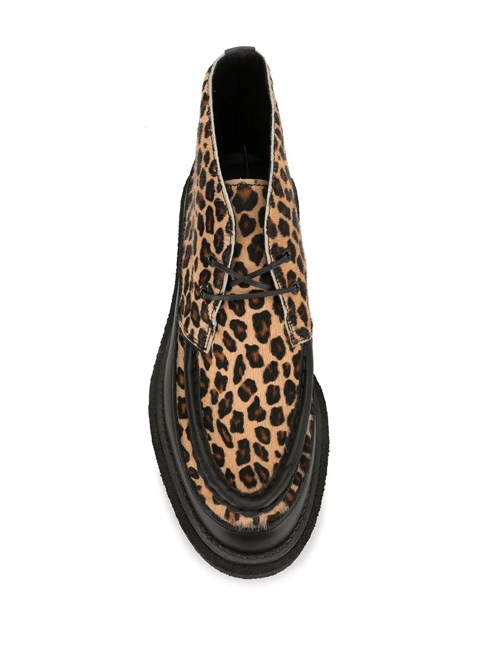 leopard print boots - 4