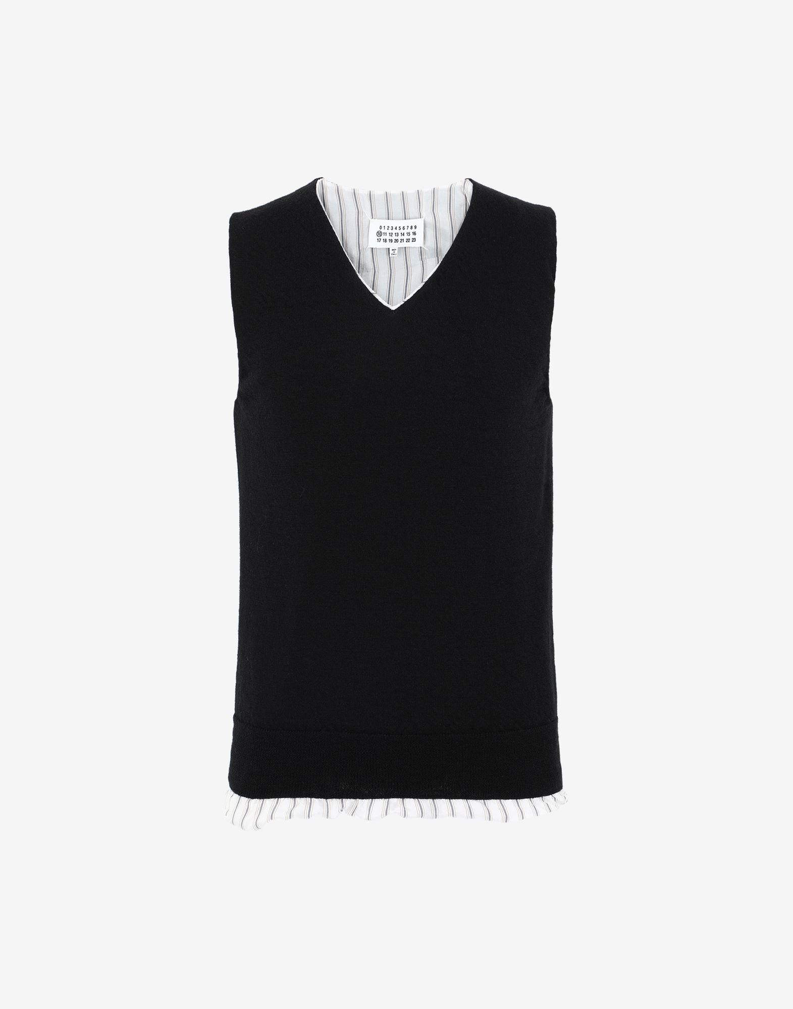 Lining sleeveless sweater - 1