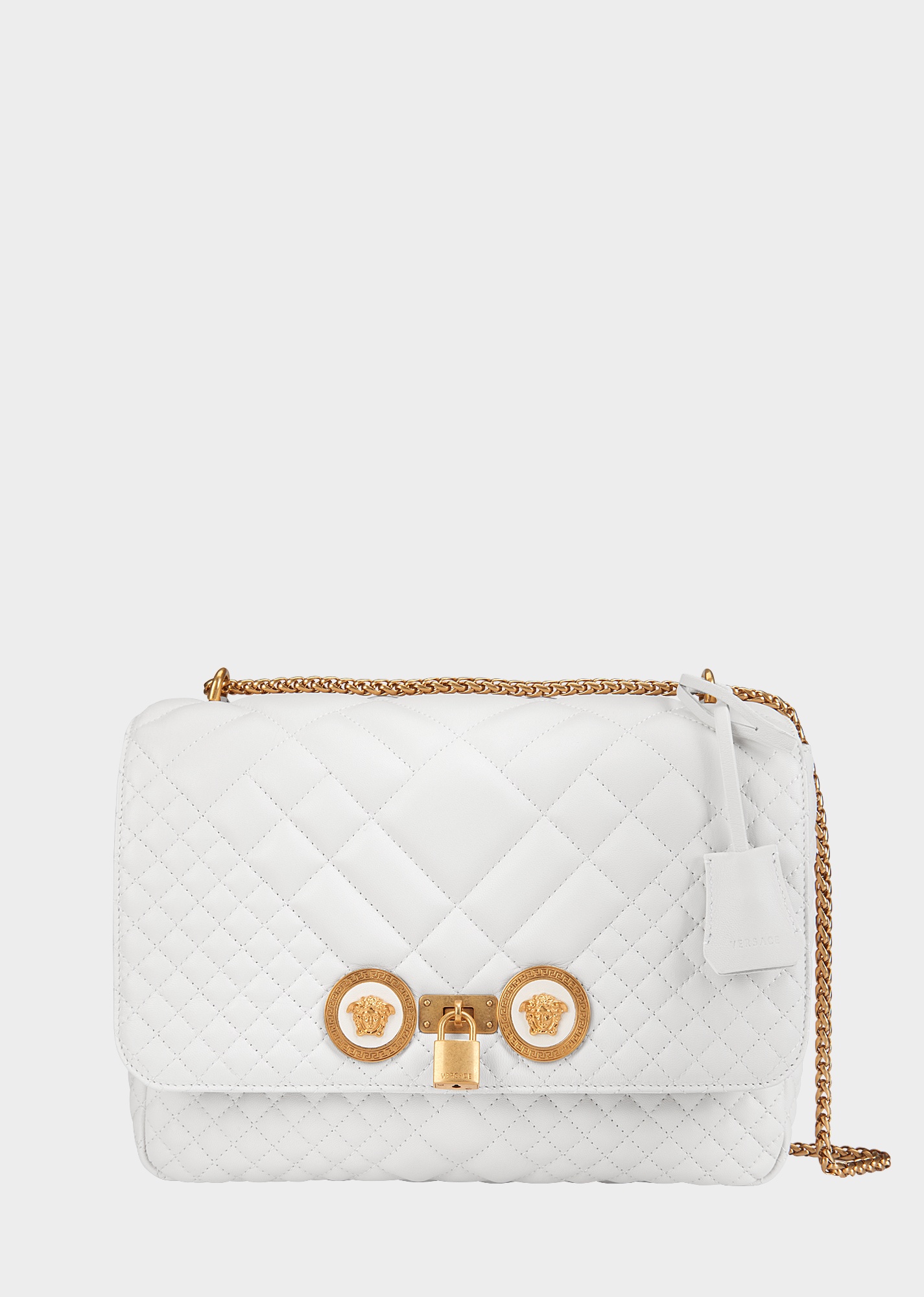 Large Quilted Icon Shoulder Bag - 1